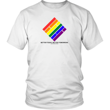 Load image into Gallery viewer, Pride Diamond T-Shirt - White w/Black text
