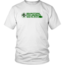 Load image into Gallery viewer, Exclusive Mastermind - &quot;Brainstorm. Collaborate. Solve. Lead.&quot; Tee Shirt