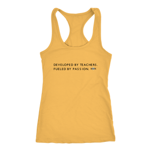 Racerback Tank - Developed by Teachers. Fueled by Passion.