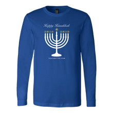 Load image into Gallery viewer, Happy Hanukkah Long Sleeve Shirt