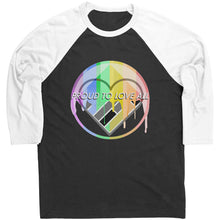 Load image into Gallery viewer, PRIDE - Proud to Love All Raglan