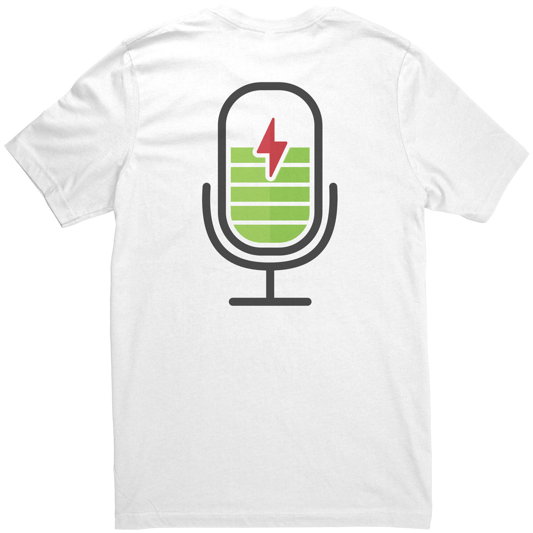 Two Sided PowerED Up Podcast Tee