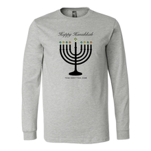 Load image into Gallery viewer, Happy Hanukkah Long Sleeve Shirt