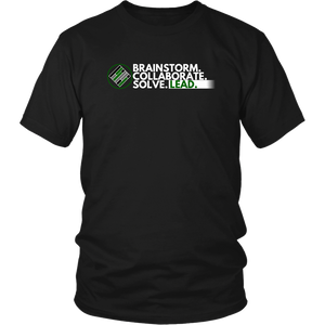 Exclusive Mastermind - "Brainstorm. Collaborate. Solve. Lead." Tee Shirt