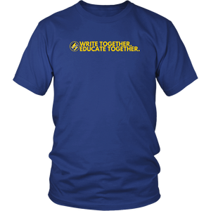 Exclusive Blogger Shirt - Write Together. Educate Together.