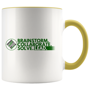 Exclusive Mastermind - "Brainstorm. Collaborate. Solve. Lead." Coffee Mug