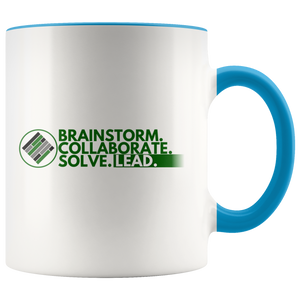Exclusive Mastermind - "Brainstorm. Collaborate. Solve. Lead." Coffee Mug